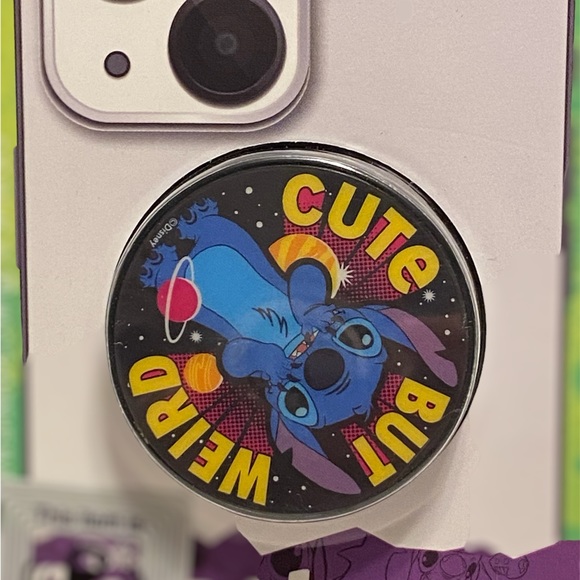 NWT•Stitch SpinPop Phone Grip - Picture 2 of 5